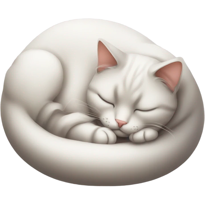 Cat napping emoji