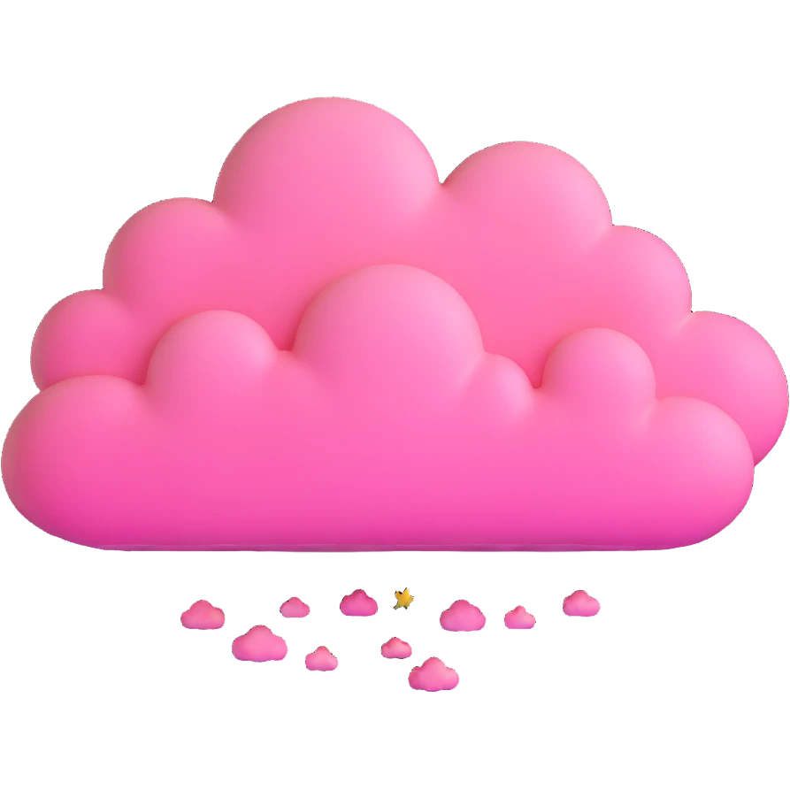 pink cloud emoji