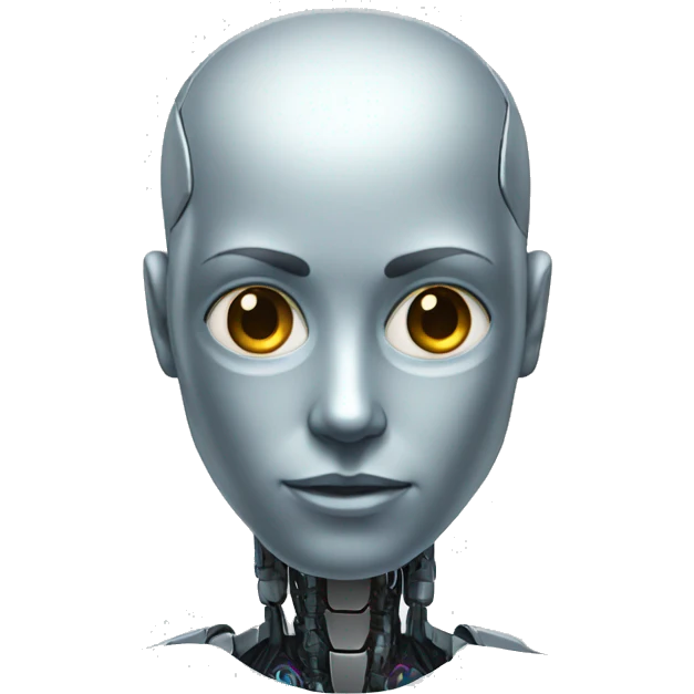 half human half robot emoji
