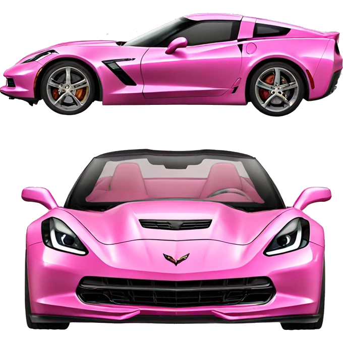 corvette pink emoji
