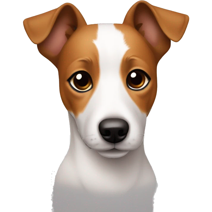 perro jack russel con manchas color caramelo emoji