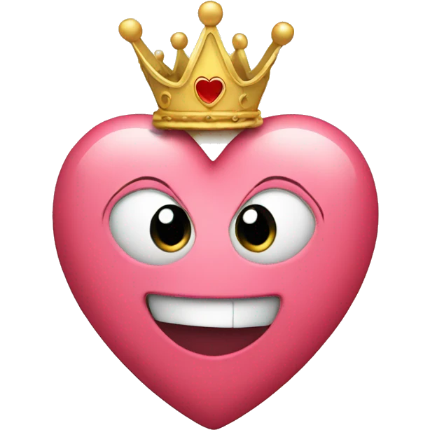 Heart with crown emoji