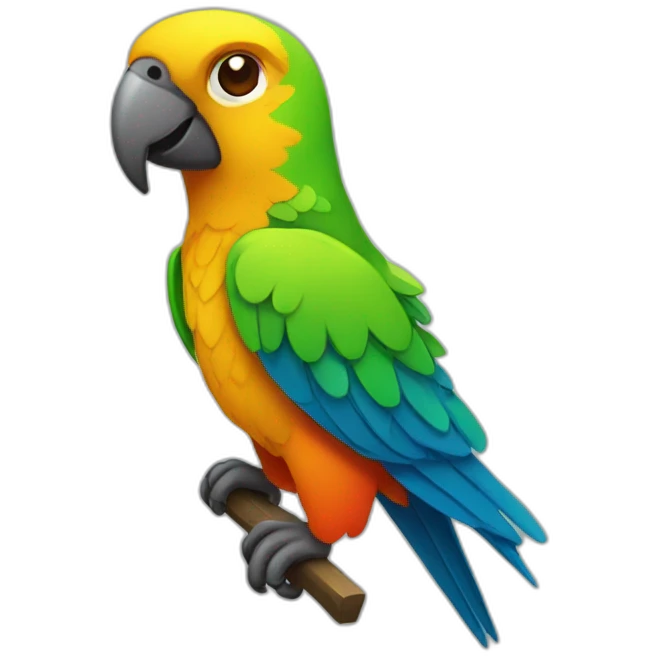 party parrot + ios developer emoji