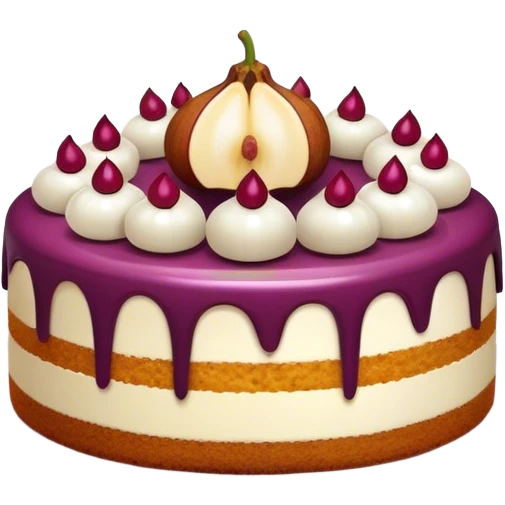 mangosteen cake emoji