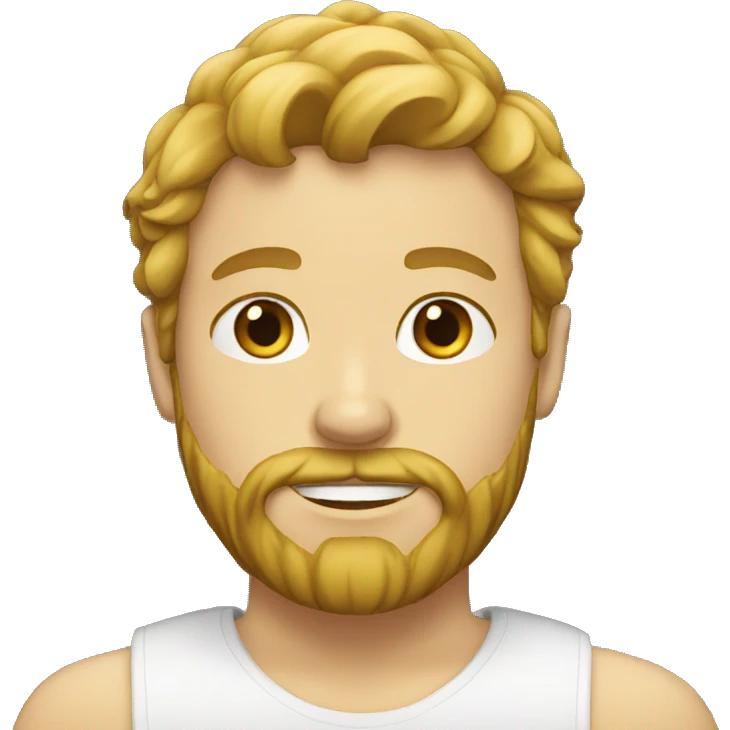 white boy with beard emoji