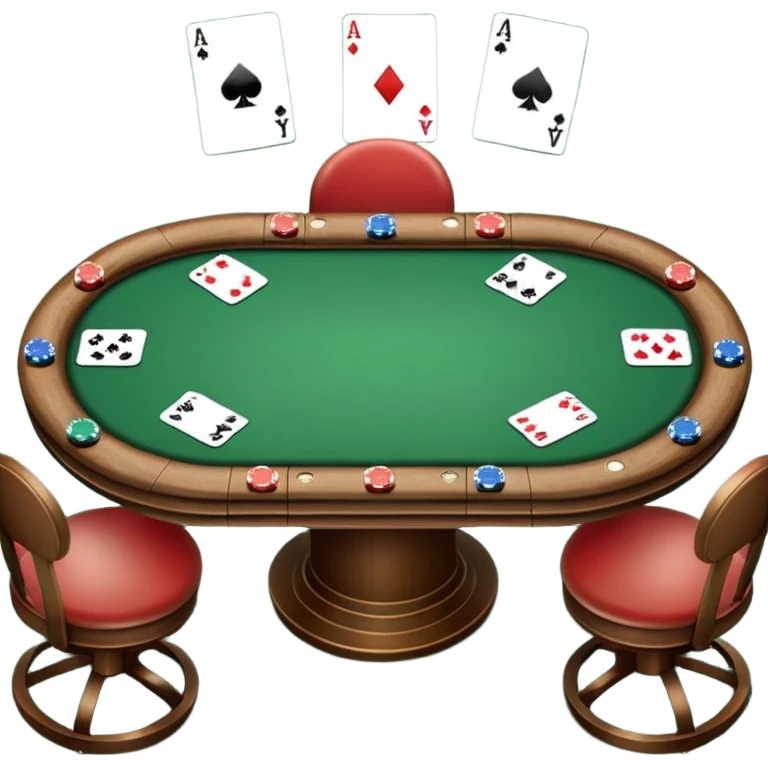 Poker Table: Standard Green Oval Table



 emoji