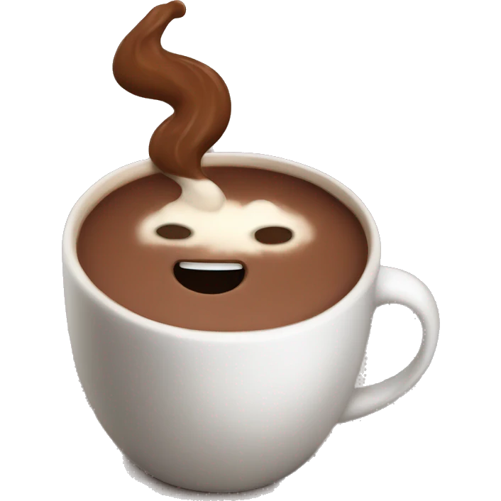 Hot chocolate emoji