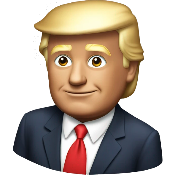 Donald Trump with emoji