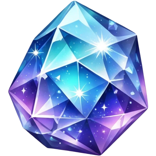 Crystal Mineral Galaxy Sparkle emoji
