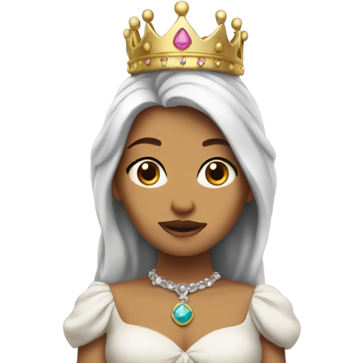 Waiting princess emoji