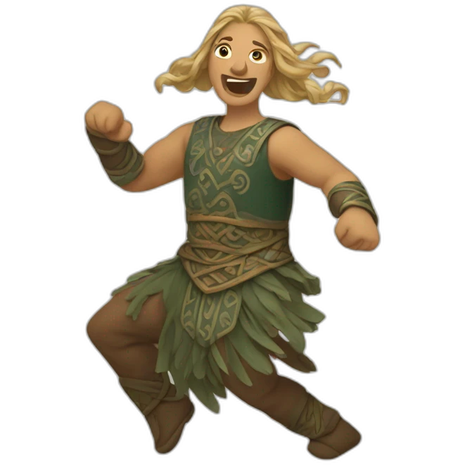 celte qui danse emoji