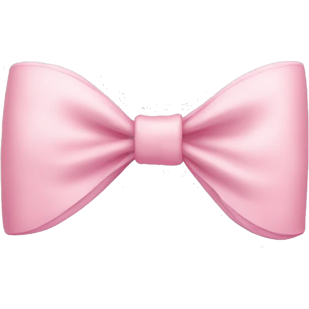 Light pink bow emoji