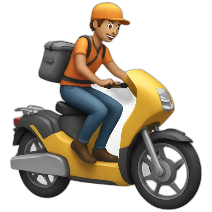 DELIVERY RIDER emoji