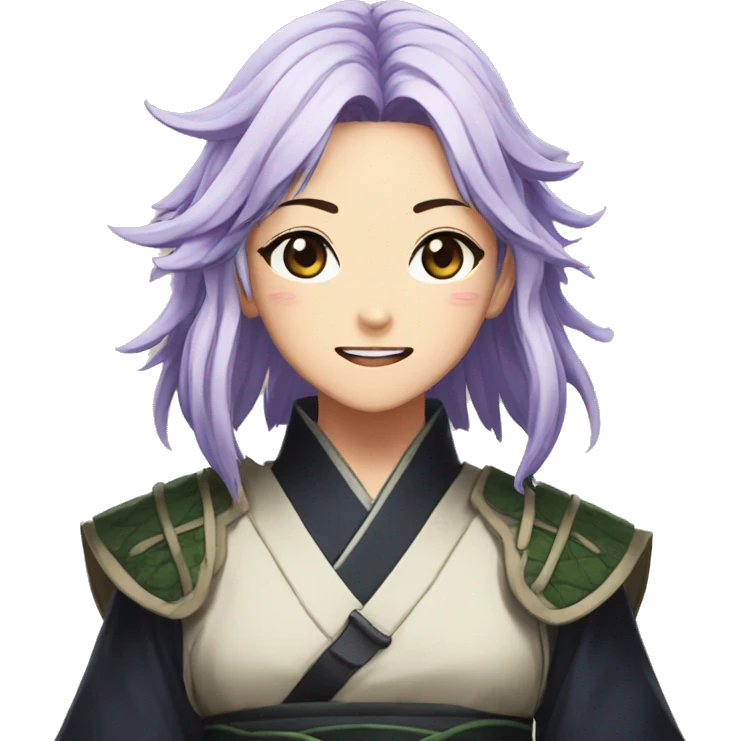 Mitsuri Kanroji in demon slayer emoji