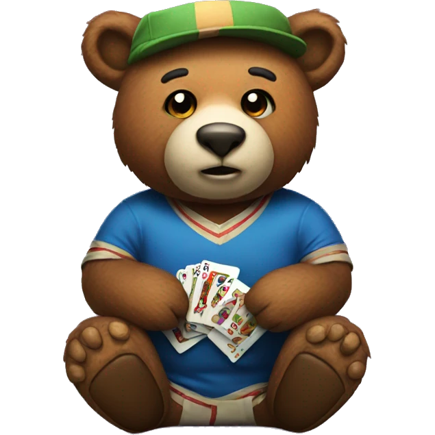 gambling bear emoji