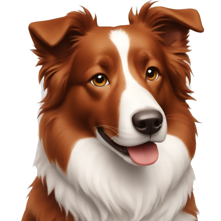 red border collie emoji