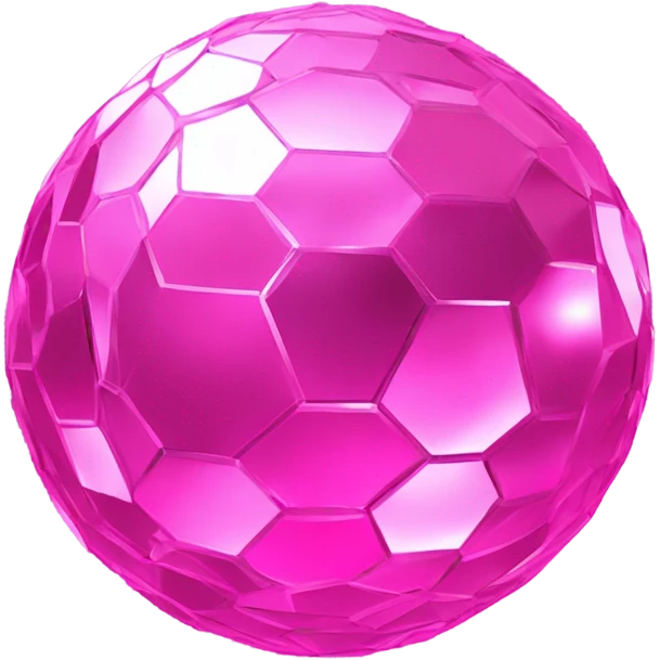 Pink disco ball emoji