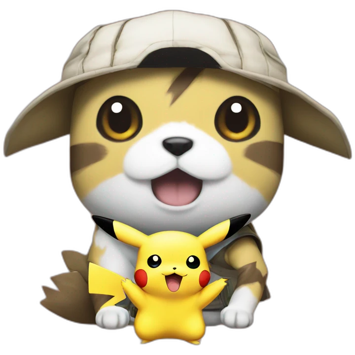 Pikachu luffy emoji