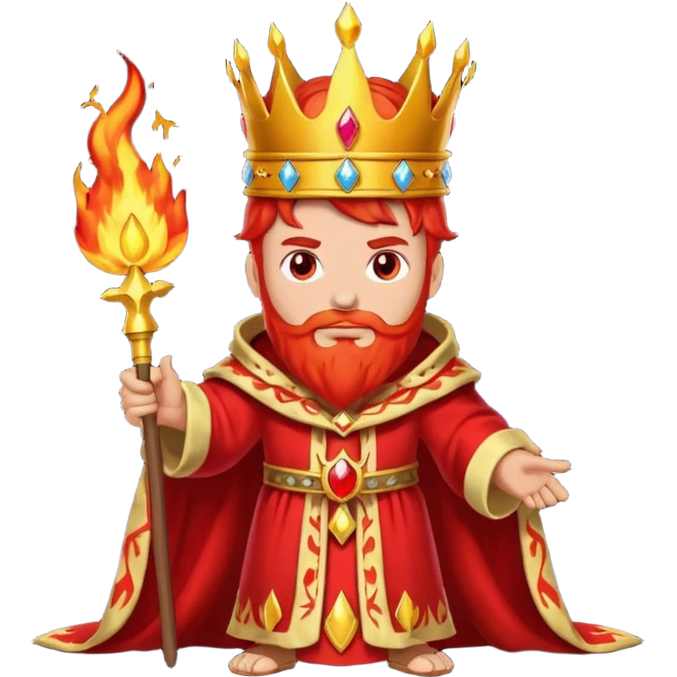 flame king emoji