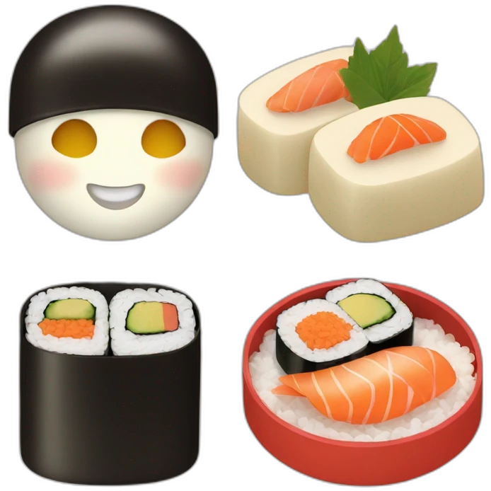 bento sushi emoji