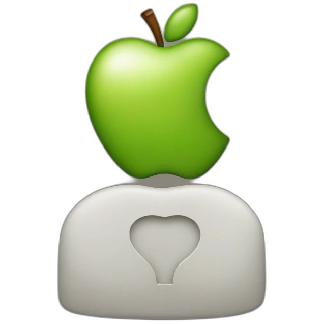 a an who love the apple company emoji