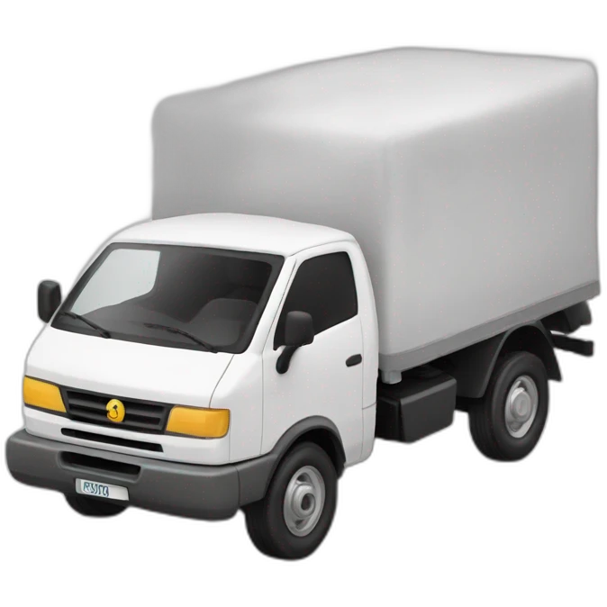 Camionnette blanche emoji