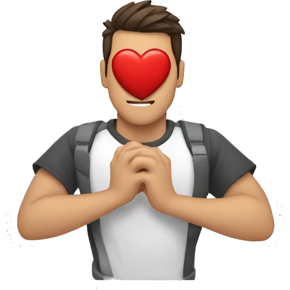 Manos haciendo un corazón  emoji