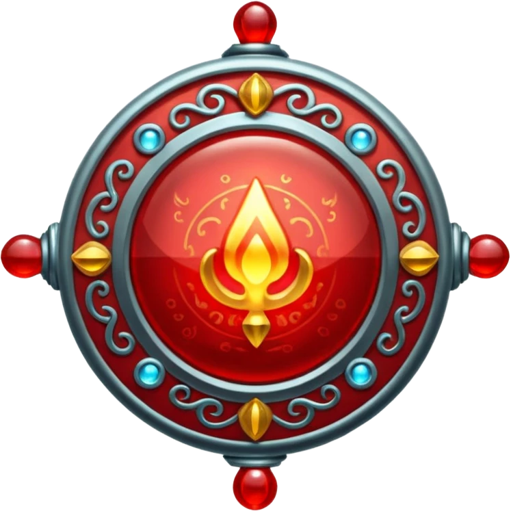 magical artifact red emoji