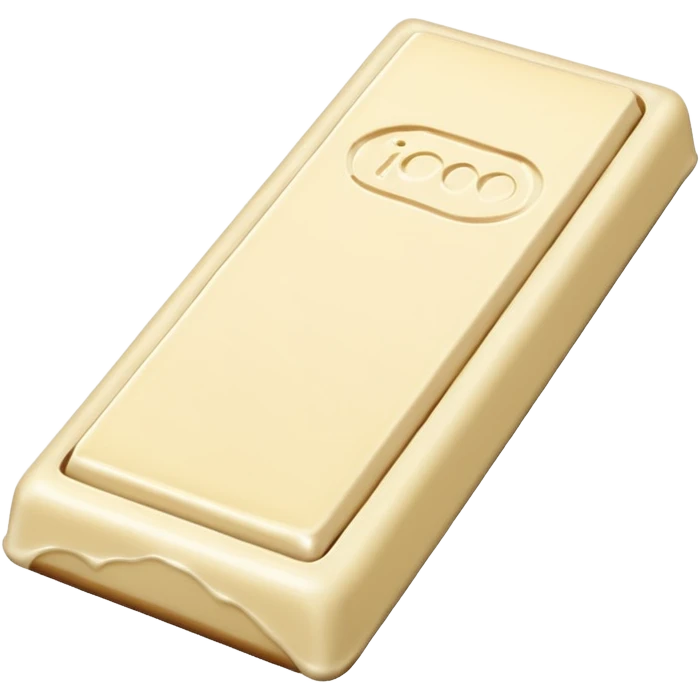 white chocolate bar 🍫  emoji