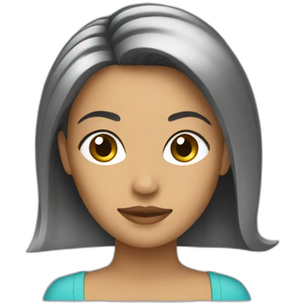 Femme lissage emoji