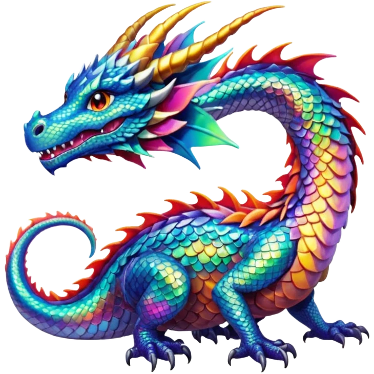 An anime dragon emoji