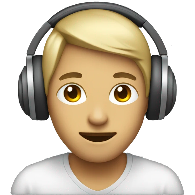 Listening to music on headphones emoji