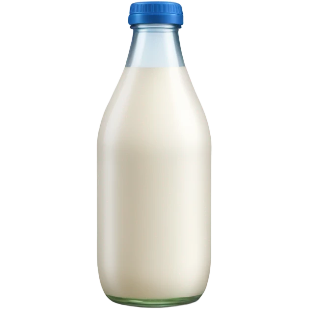 a bottle of kefir drink emoji