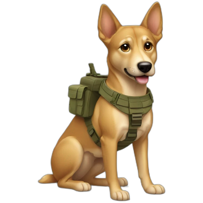 Army dog emoji