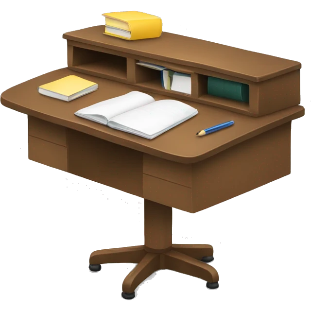 student desk emoji
