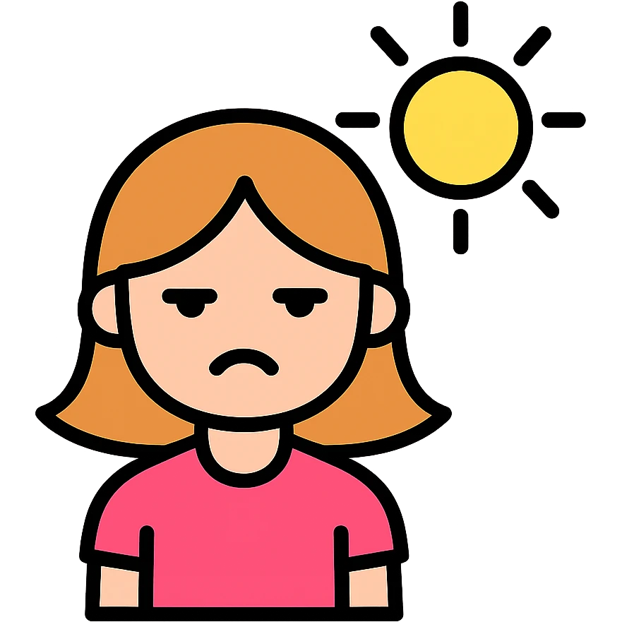 girl, sun is blazing, rest is boring emoji 18.1 emoji