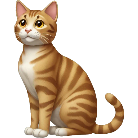 Tabby Cat Full Body emoji