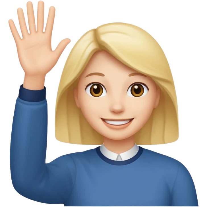 Quelqu'un qui salue emoji