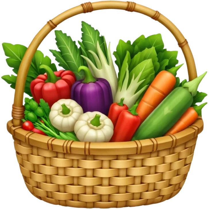  bamboo-basket vegetable emoji