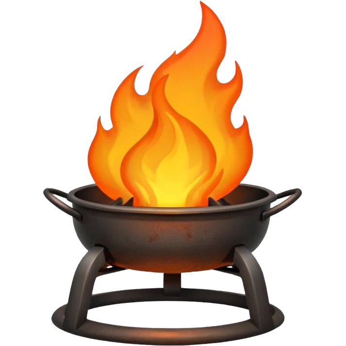 kettele with bottom fire emoji