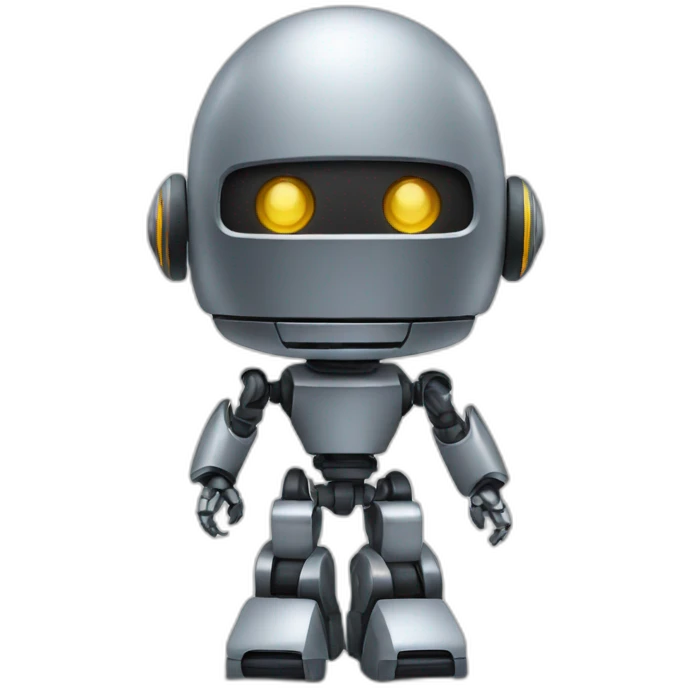 sleek robot emoji