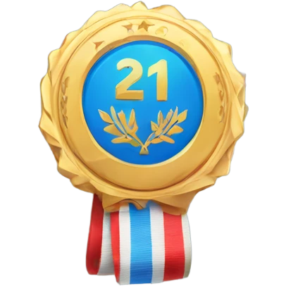 Medal that says winner emoji