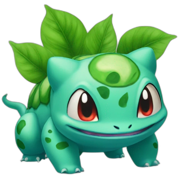Bulbasaur trippy emoji