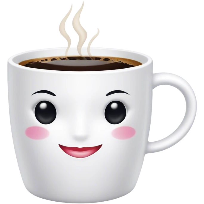 white dior coffee cup emoji