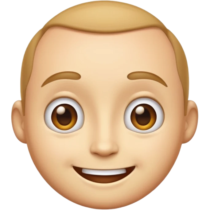 Give me a emoji character with a huge forehead emoji