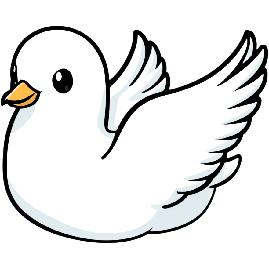 white dove emoji