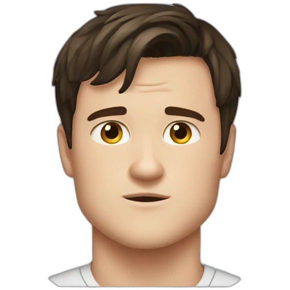 thin Josh Hutcherson serious emoji