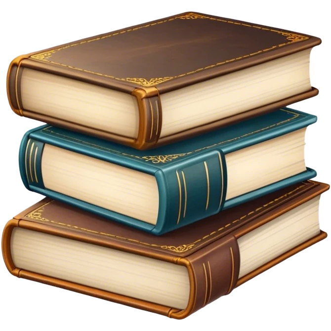 Stack of books emoji
