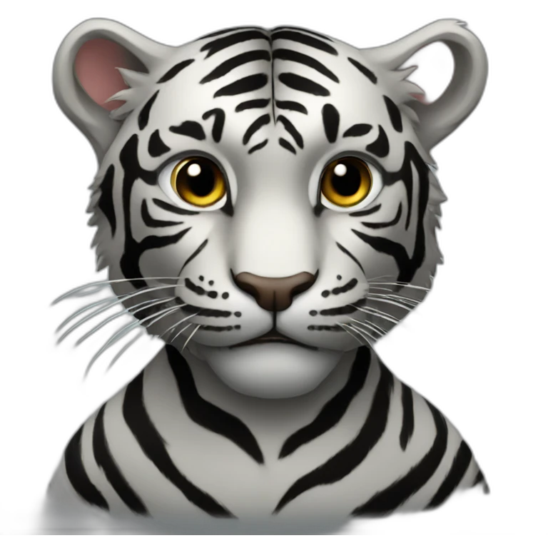 all BLACK Tiger emoji