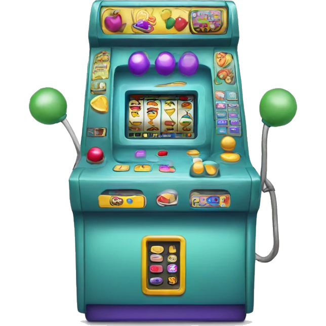 Connect Emoji Joystick and Emoji Casino Machine emoji